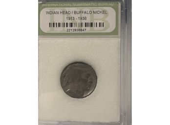 Indian Head  Buffalo Nickel  1913  - 1938
