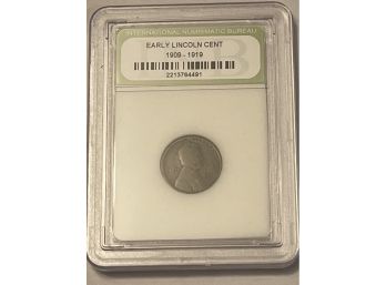 Early Penny 1909-1919 INB Encapsulated