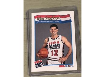 Hoops John Stockton USA Basketball Team Card
