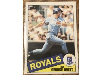 1985Topps Hall Of Famer George Brett Baseball Card