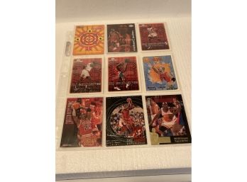 Basketball Cards Assorted Brands And Years Michael Jordan     -9 Cards
