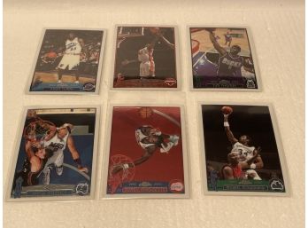 2003-04 Topps Chrome Basketball Cards Assorted 6 Cards