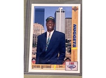 Dikembe Mutombo Rookie Card 1991