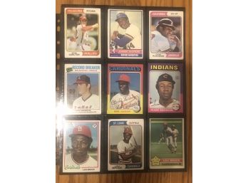 Lot Of (9) 1970s Hall Of Famers!
