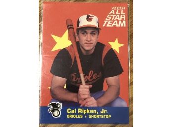 1986 Fleer Hall Of Famer Cal Ripken Baseball Card