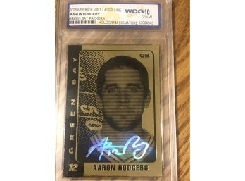 2008 Aaron Rodgers Limited Edition  WCG 10 Gem-MT
