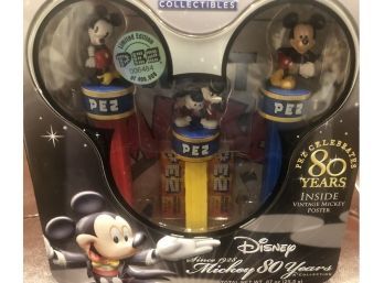 Disney Mickey Mouse  Collectable. Pez. Dispenser 80 Years