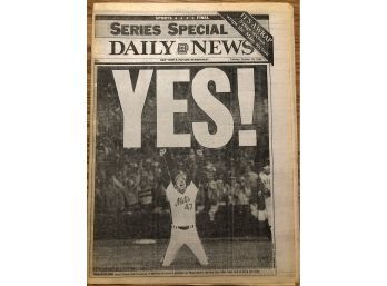 Mets Win World Series Daily News Original! RARE!
