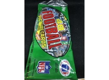 Rare! Unopened 1986 Football Grocery Pack With Steve Largent Showing On Back!