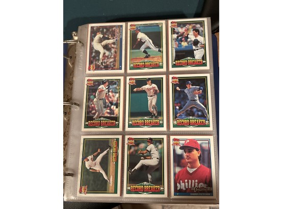 1991 Topps Baseball Complete Set