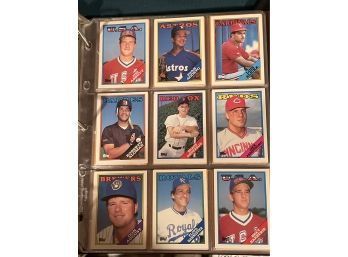 Topps 1988 Comple Set, And Traded Set