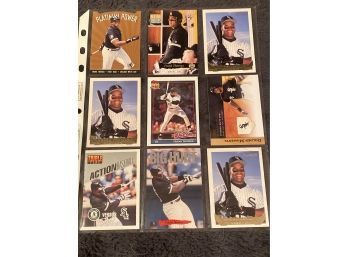 Frank Thomas Lot Of 18 Cards