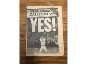 Mets Win World Series Daily News Original! RARE!