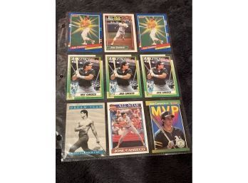 Assorted Brands And Years Jose Canseco