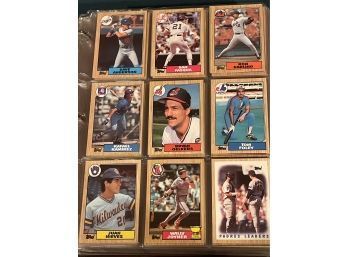 1987 Topps Complete Set, And Trade Set