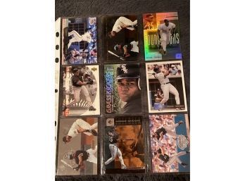 Frank Thomas Lot Of 18 Cards