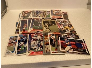 Football Cards Assorted Brands And Years  50 Plus Cards