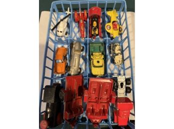 Assorted Tray Lot Of 12 Cars Mixed Brands