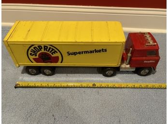 Ertl Shoprite Grocery Truck Tractor And Trailer Vintage Toy