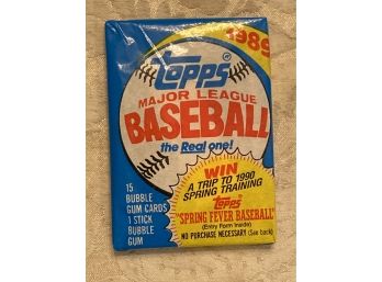 1989 Topps Wax Pack