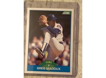 1989 Score Greg Maddux