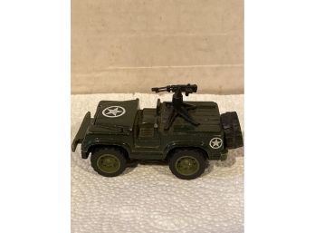 Vintage Arco Ind Ltd Military Jeep & Vehicle Toy, Green, Pat No 4283879