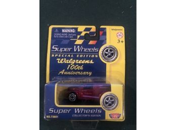Super Wheels Walgreens Special Edition Car In Original Box
