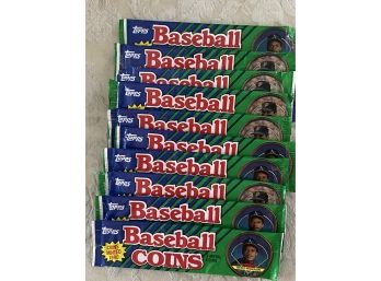 1990 Topps Baseball Coins Lot Of 10
