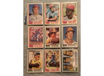 1982 Topps Assorted Baseball Cards - 18 Cards
