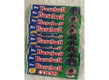 1990 Topps Baseball Coins Lot Of 10
