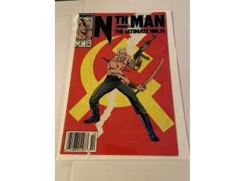 1989 Marvel Comics NTH MAN THE ULTIMATE NINJA #3 Newsstand Edition
