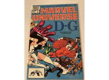 Official Handbook Of The Marvel Universe #4 D-G Newsstand Edition 1983 Marvel