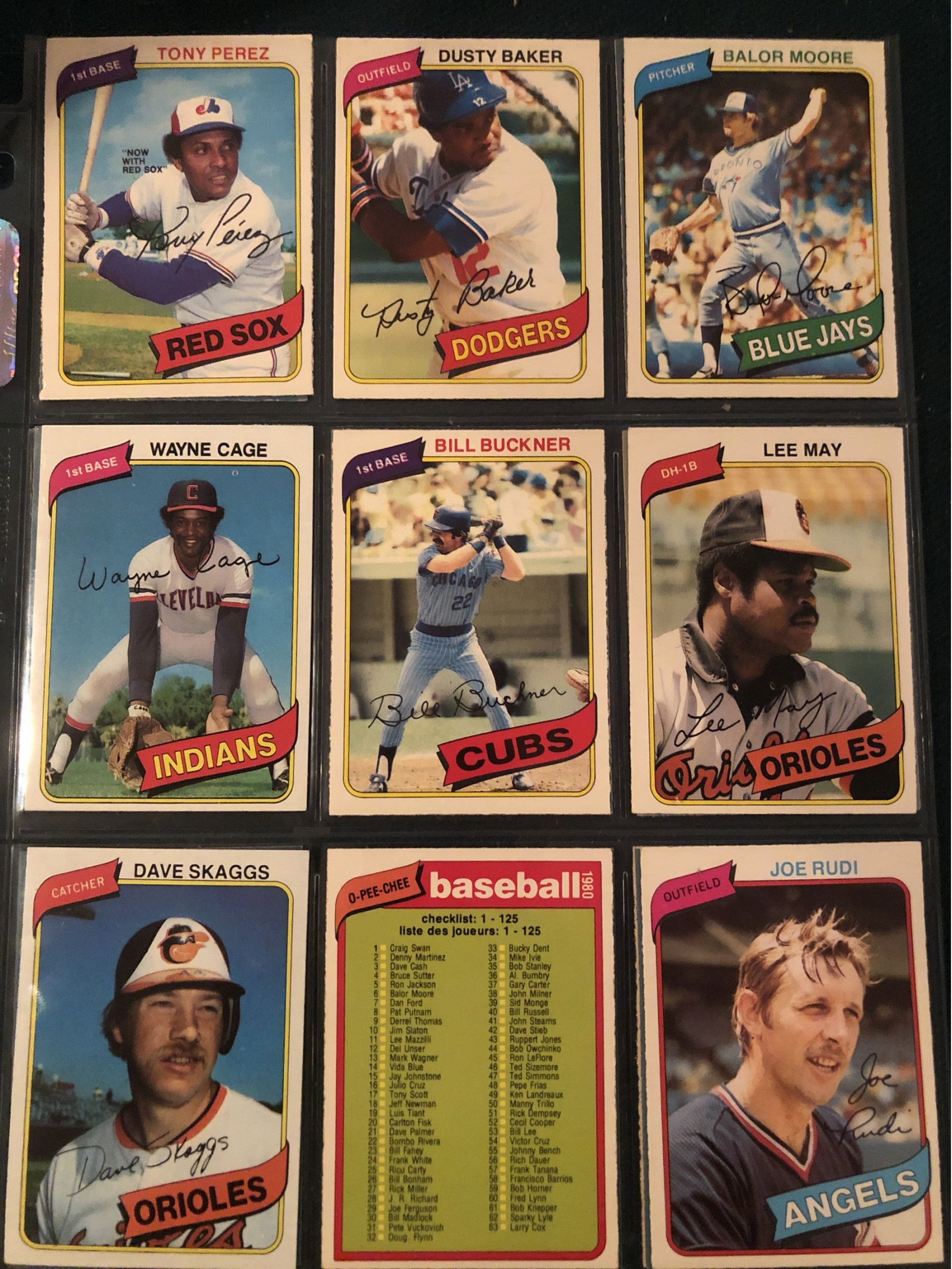Lot Of (18) 1980 O Pee Chee Baseball Cards #5073 | Auctionninja.com