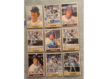 1979 Topps Assorted Baseball Cards - 18 Cards