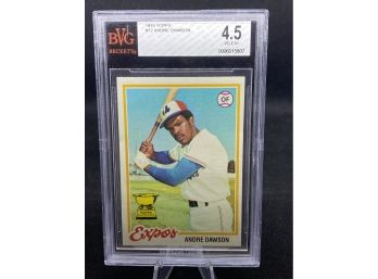 1978 Topps ANDRE DAWSON Rookie Card BVG 4.5