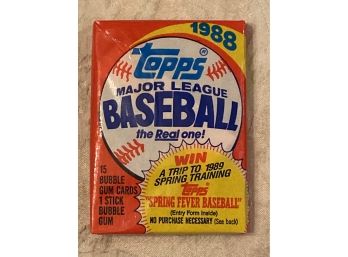 1988 Topps Wax Pack