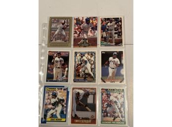 Eddie Murray Lot Of 9 Baseball Cards