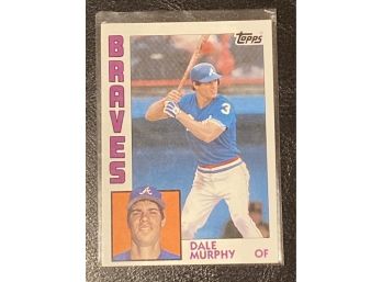 1984 Topps Dale Murphy Baseball Card