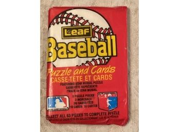 1988 Leaf Wax Pack