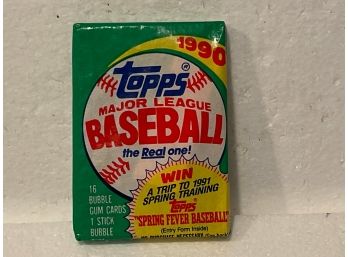 1990 Topps Wax Pack Sealed