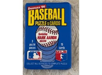 1986 Donruss Baseball Wax Pack. Fred McGriff HOF!!