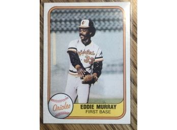 1981 Fleer Eddie Murray Baseball Card