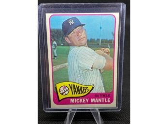 1965 TOPPS MICKEY MANTLE #350
