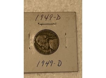 1949 D Jefferson Nickel
