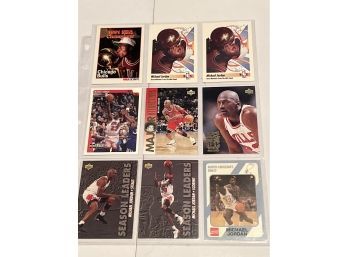 Michael Jordan Sheet Of 9