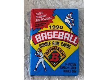 1990 Bowman Baseball Wax Pack