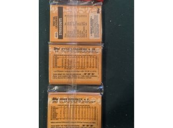 1988 Topps Baseball Card Rak Pak Pack Sandberg Showing!