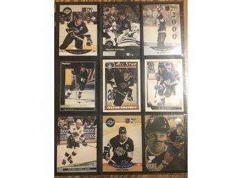 Lot Of 9 Wayne Gretzky Cards