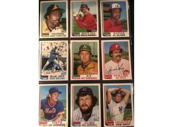 Lot Of (18) 1982 Topps Baseball Cards