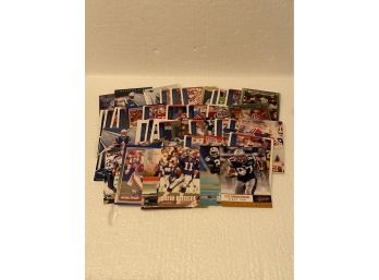 Football Cards Assorted Brands And Years Patriots 40 Plus Cards